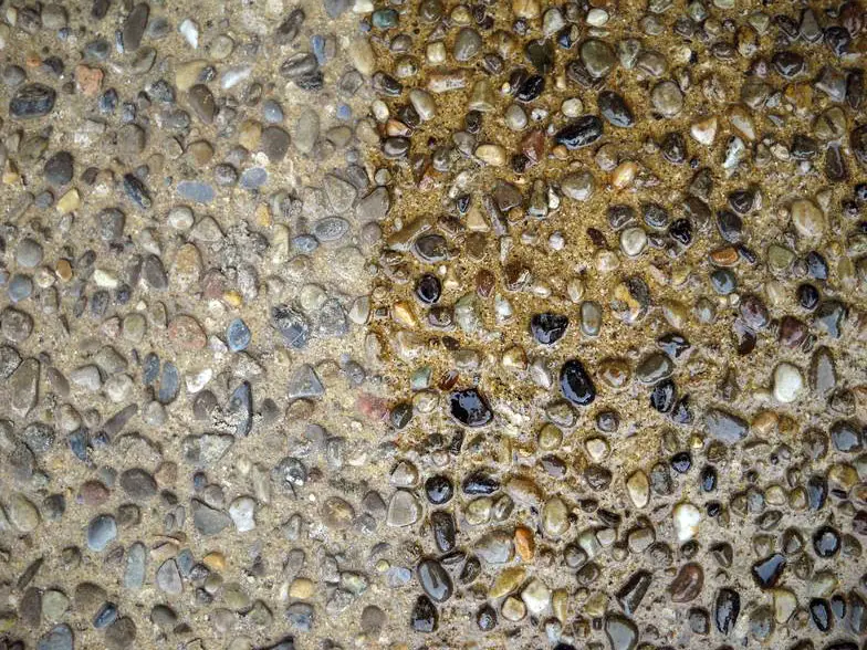 exposed aggregate sealed