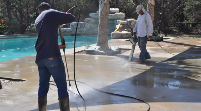 Procedure On How To Acid Wash Or Acid Etch Concrete Concreteideas