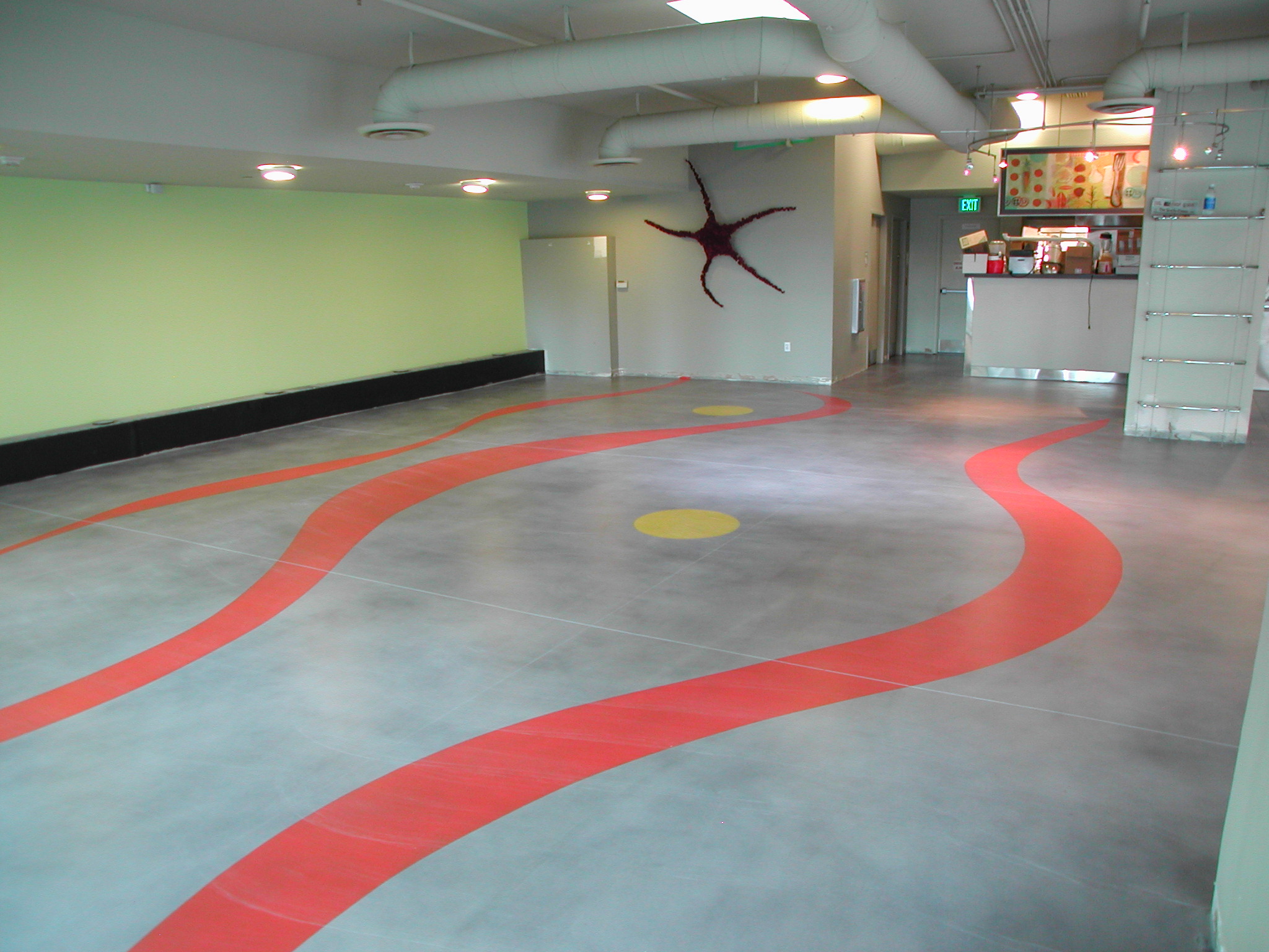 Restaurant Concrete Floor