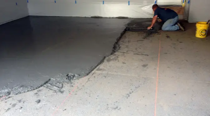 Fixing a Poorly Sloped Concrete Floor for Drainage ...