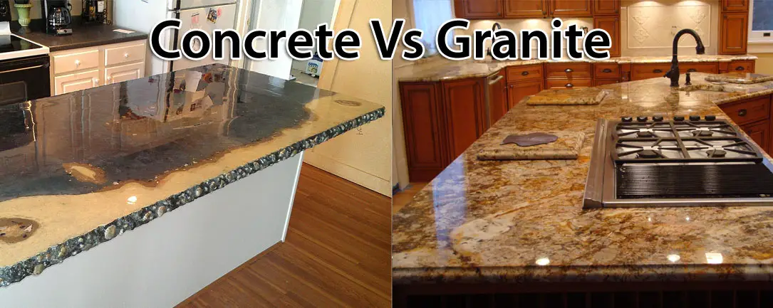 Comparing Concrete To Granite Countertops Concreteideas