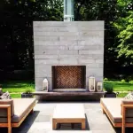 Outdoor Fireplace Surround by JM Lifestyles