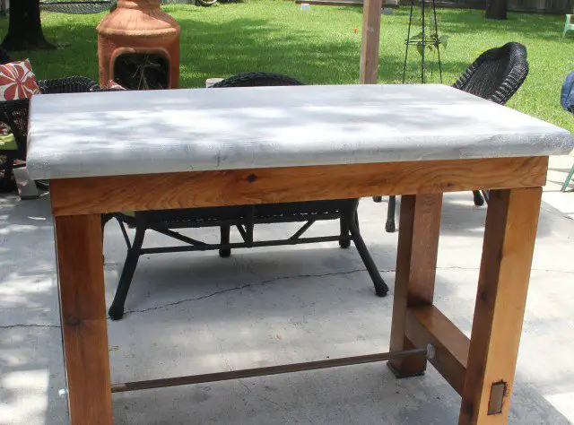 Outdoor Concrete Table